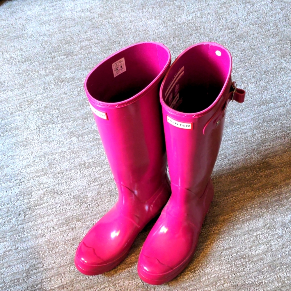 Hunter Women's Original Tall Gloss Rain Boots